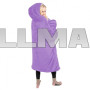 Толстовка плед з капюшоном Huggle Hoodie сиреневая